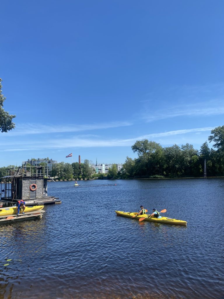 Kayaking in Riga2